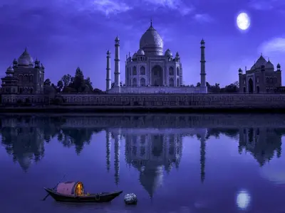 Taj Mahal Sunrise & Taj Mahal Full Moon Night View Tour