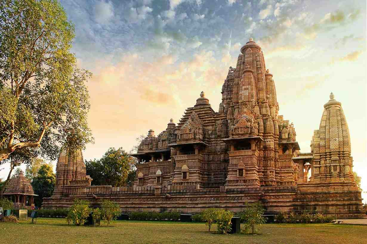 Ancient temples at Khajuraho Group of Monuments