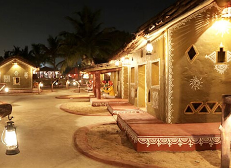 Chokhi Dhani Jaipur showcasing authentic Rajasthani culture, folk dances, camel rides, traditional food, and village experiences.